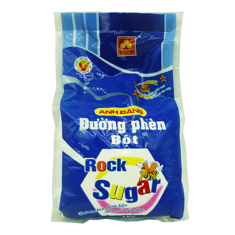 Đường Phèn Bột Dạng Túi 1kg ( Powdered Rock Sugar - 1kg Packed)